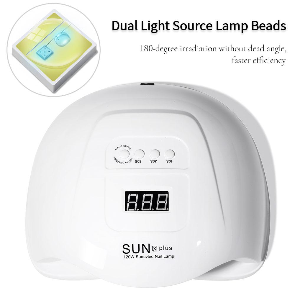 120W Nail Phototherapy Machine 36 UV LEDs Nail Polish Dryer Lamp Manicure Tool Salon Equipment