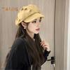 Women Newsboy Cap Adjustable Visor Berret Hat Four Seasons Breathable Peaked Hat Ladies Girls Vintage Casual Paperboy Painter Cabbie Hat