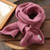 Autumn Winter Children Knitted Scarf Korean Style Wool Knitting Scarves Boys Girls Scarf  Gifts