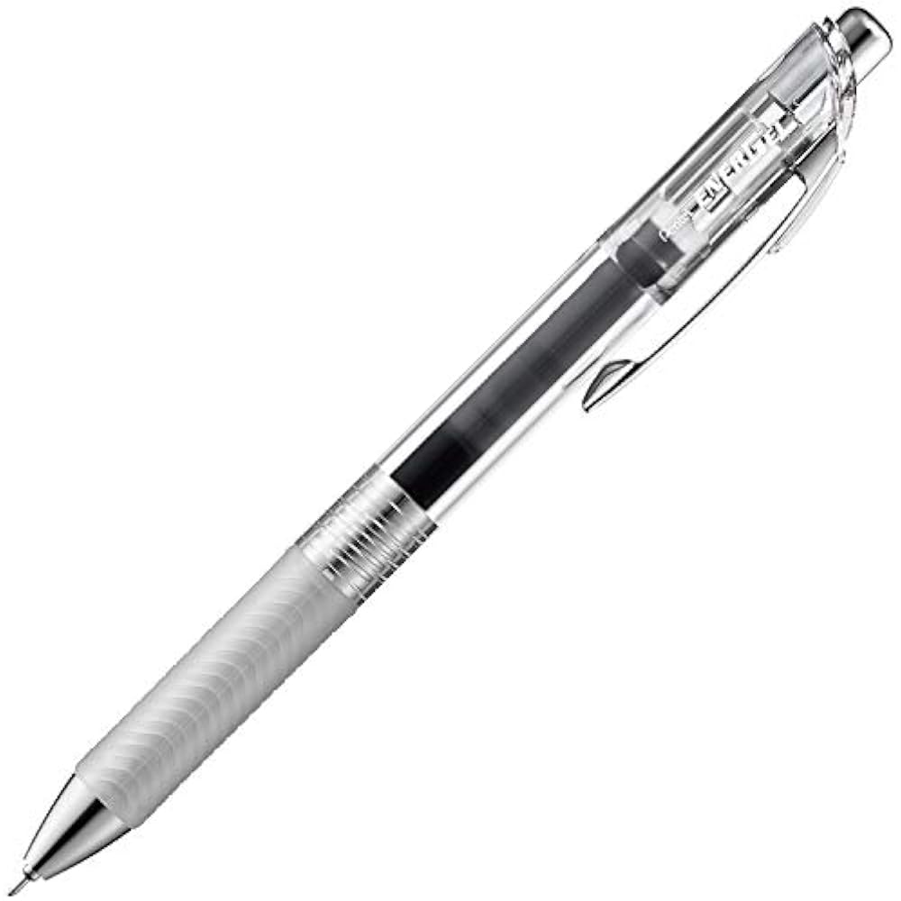 Pentel Ballpoint Pen Gel Ink Gel Infree 0.5mm Clear Shaft BLN75TL-A Black 10pcs