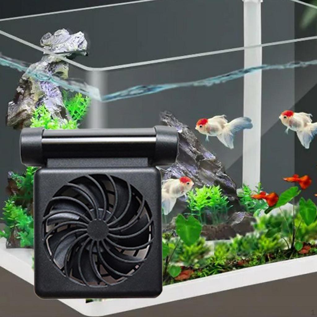 Refrigeratore per Acquario Angolo Regolabile per Controllo Temperatura Ventola Testa Singola
