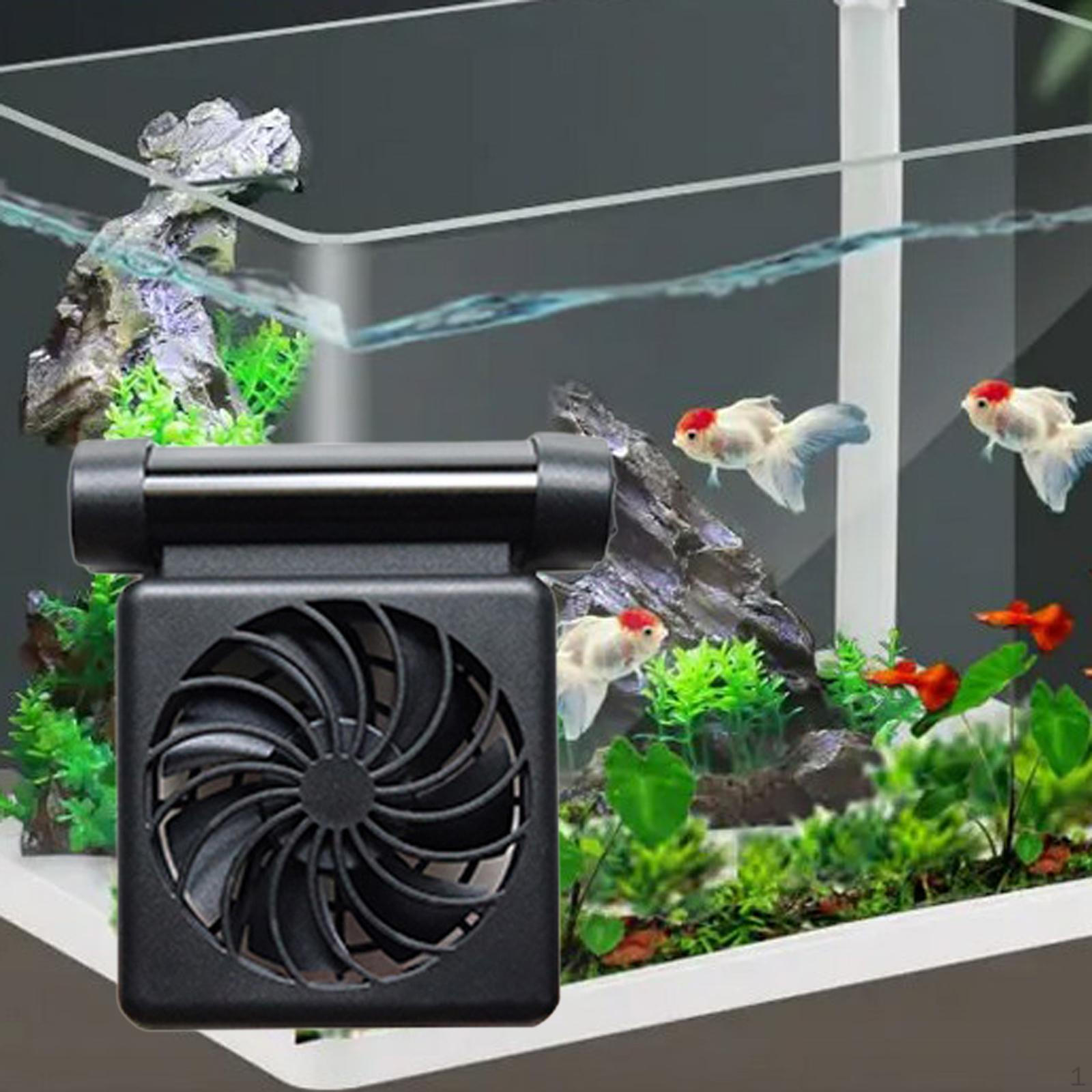 Fish Tank Chiller Adjustable Angle for Temperature Control Fan Single Head Single Head