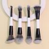 1/4Pcs Multi-Functional Foundation Makeup Brush Double-Ended Contour Brush For Beauty Blending Liquid Powder Concealer Cream