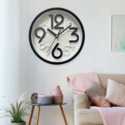8 Inch Personalised Fashion Large Digital Wall Clock Suitable For Bedroom, Study, Children'S Bedroom, School Decorative Clock