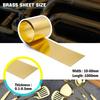 New Thick 0.1-0.5mm Brass Sheet Brass Flat Width 10-60mm Length 1000mm Brass Strip Brass Metal