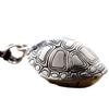 Retro Rich Turtle Shell Pendant, Trendy Men's Turtle Shell Can Be Opened Pendant with Rope Accessories