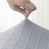 Prismatic Grid Jacquard Chair Cover Stretch Solid Color Chair Covers Dining Room Kitchen Anti -Dirty Anti -Scratch Seat Protectors