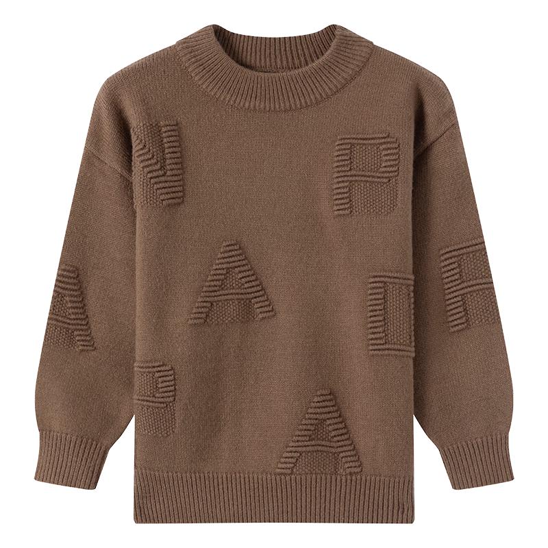 Little Elephant Hamm Boys  Mock Neck Knit Sweater 110 cm