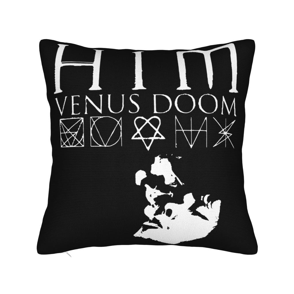Him Heartagram Gold Pillow Cover Soft Cushion Cover Novelty Pillow Case For Couch Sofa Bedroom