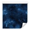 Watercolor Galaxy Navy Blue Wallpaper, Subtle Detail 50x1000