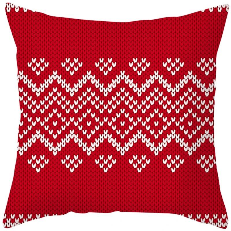 Christmas Themed Pillowcases Car Accessories Office Santa Claus Living Room Sofa Home Pillowcases