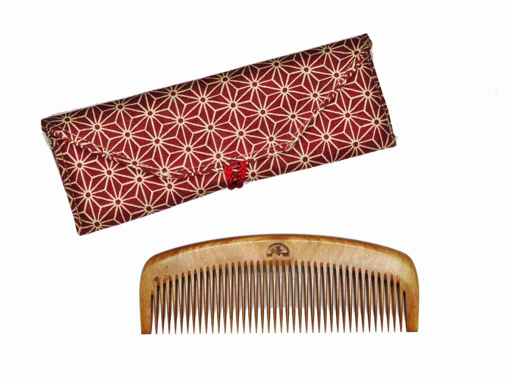 Minebori Comb Made by a Japanese Boxwood Comb Craftsman Kai Comb 3 Cm 5 Minutes ~ ~ (normal Teeth)