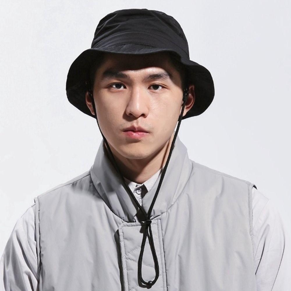 Breathable Camping Hiking Cap Sun Protection Outdoor Sun Hat Men's Fisherman Hat  Four Seasons