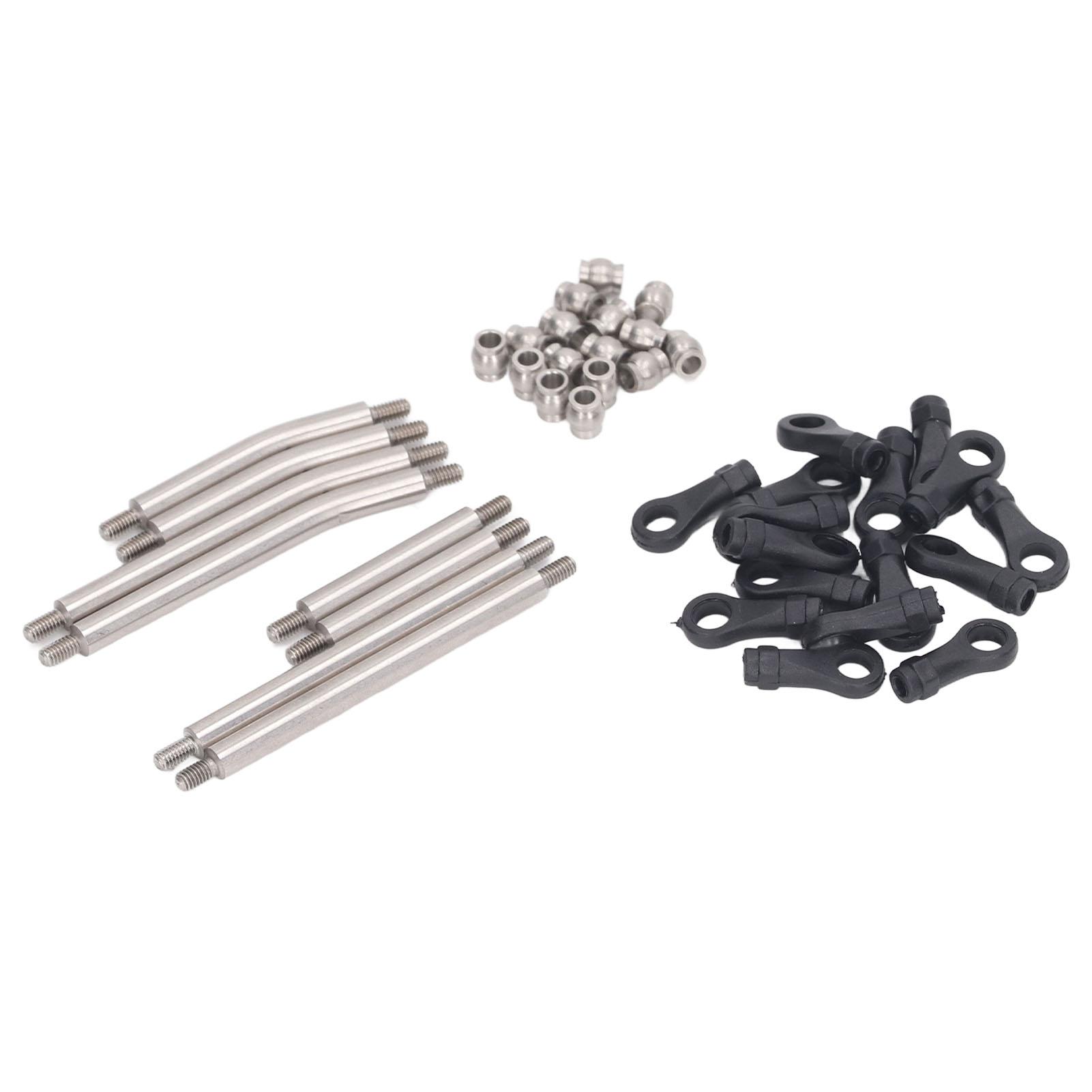 

8Pcs RC Car Rod Link Set Stainless Steel Bent Rod Linkage Kit Replacement For Traxxas TRX4M RC
