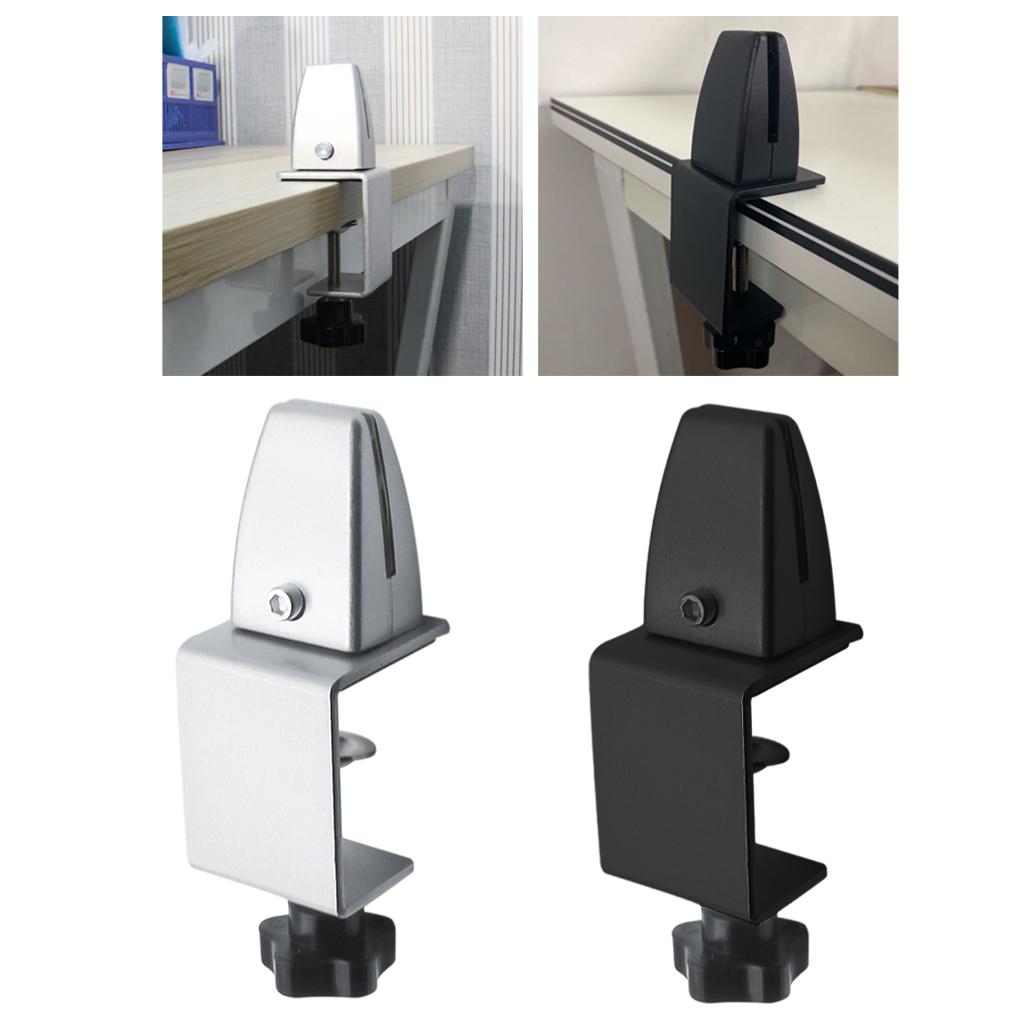 Partition Bracket Clip Support Bracket Desk Divider Support for Restaurant