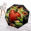 1 PC Automatic Folding Umbrella - Frogs Pattern, Portable & Foldable Design with 8 Ribs, Christmas Birthday Gifts