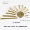Round Head Brass Nails for DIY Projects and Picture Hanging