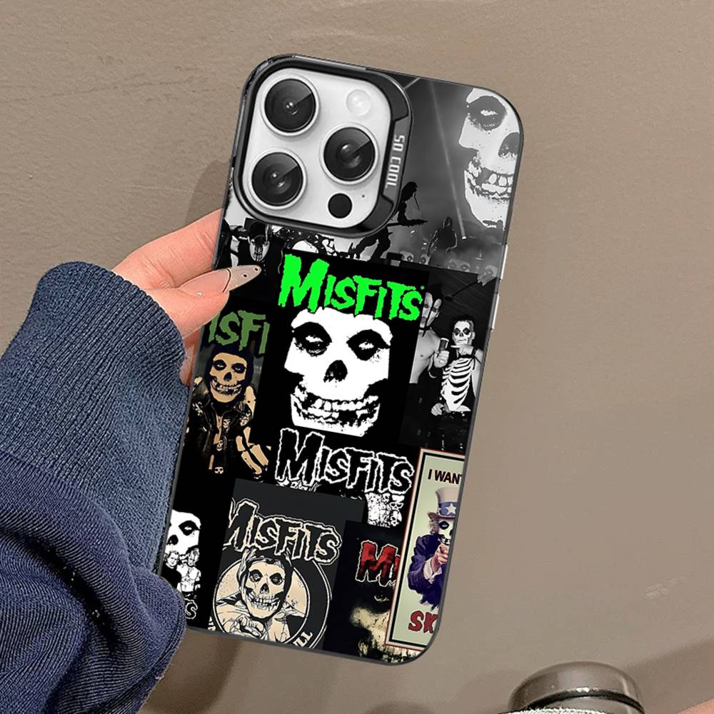 

The Misfits Glenn Danzig For IPhone 17 16 15 14 Plus 13 12 11 Pro Max Matte Colorful Silver Phone Cover iPhone 11