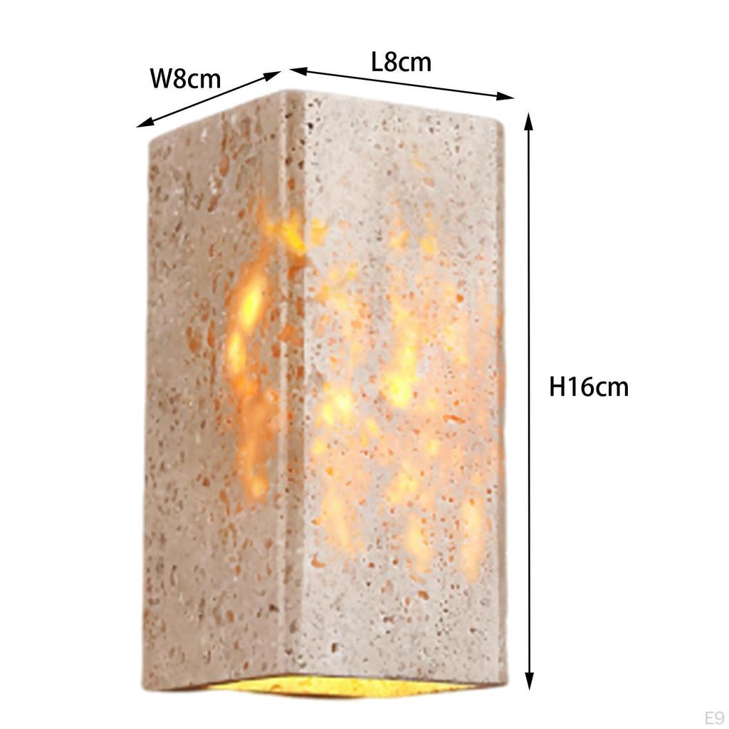 Bedside Wall Lamp Mounted Lights Night Light Sconce Marble Shade for Entrance Indoor