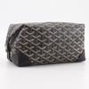Goyard Bowling 25 Business Bag Pouch Black PVC Unisex Used