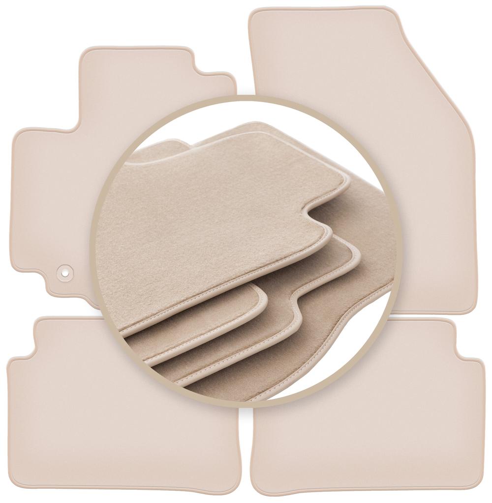 PREMIUM beige Fußmatten für: Suzuki Splash Schrägheck 2008-2014