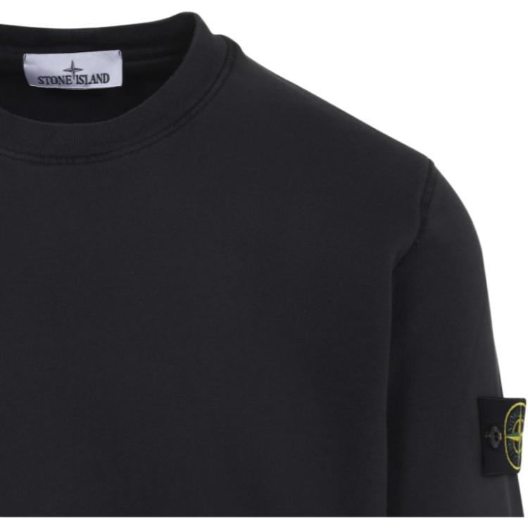 STONE ISLAND Solid Color Crew Neck Long Sleeve Sweatshirt Men Tops K2S156100060S0051-V0065