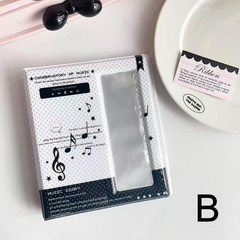 Cartoon Four Grid 4 Cuts Album Photo Card Collection Book For 40 Pcs 2X6 Inch Photo Strips Bookmark 20 Pcs 4X6 4R Photo Holder