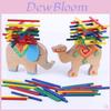 Wooden Childrens Balance Beam Toy With Colorful Blocks For Early Education Development
