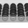 25pcs Bobbin with Thread Winding Wire Transparent Bobbins for Embroidery and Sewing Machines