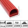 Silicone Sealing Strip: Acid & Alkali Resistant, High Temp Resistant, P & E-shaped for Oven, Steamer, Baking, Cold Storage.