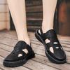 2025 New Men Slippers Summer Men Sandals Open Toe Flat Mens Casual Shoes Outdoor Walking Sandals for Men Beach Shoes Sandalias