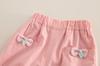 Korean Summer Baby Girl Doll Collar Short Sleeve Outfit Set