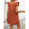 Summer Sexy Women's Cross-border Sleeveless Solid Color Dress