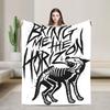 BMTH Bring Me The Horizon Warm Soft Blanket British Rock Band Camping Plush Bedding Throws Flannel Bedspread Sofa Bed Cover