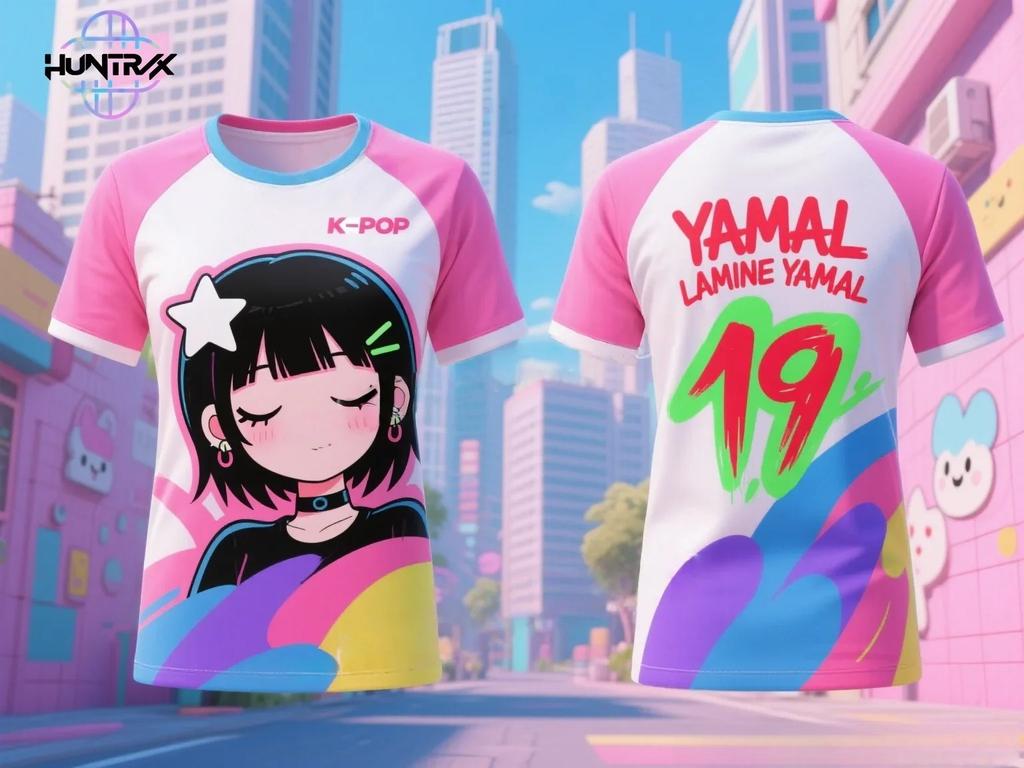 T-Shirts Girls Children's Cartoon Printed Fashion Short Sleeve T-Shirt Casual Fashion Summer Girls Short Sleeve Clothing Top