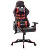 VidaXL Gaming Chair Black and Red Artificial Leather 20503