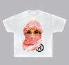 Retro Middle Eastern Girl Keffiyeh Oversized Y2k Graphic Tee Cotton Unisexs Unisexs Tshirt Summer Streetwear