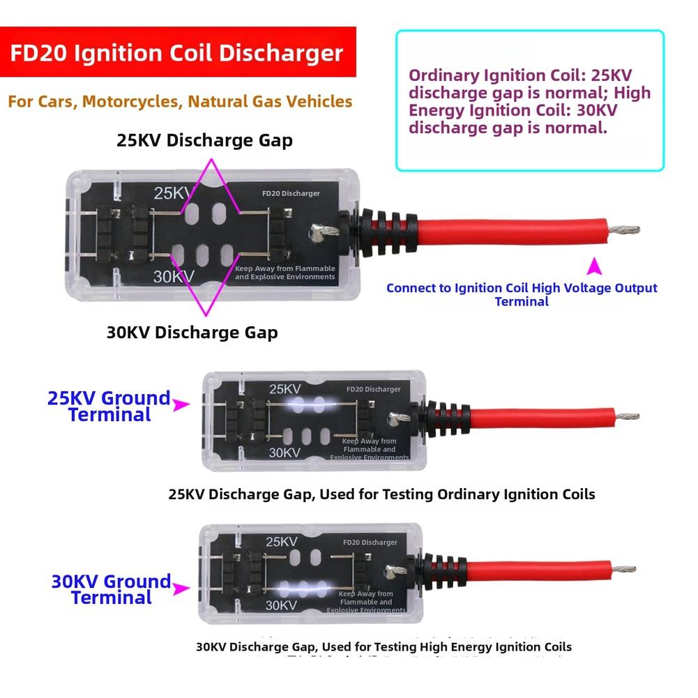 Garage Testing Ignition Coil Tester Multifunctional Ignition Coil Tester Ignition Coil Tester Manual Measurement Deviation