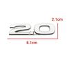 2.0 2.5 Auto Heckklappen-Emblem-Aufkleber für Mazda CX5 3 6 GH CX3 CX9 RX7 RX8 Auto Ganzkörper-Aufkleber Außenzubehör