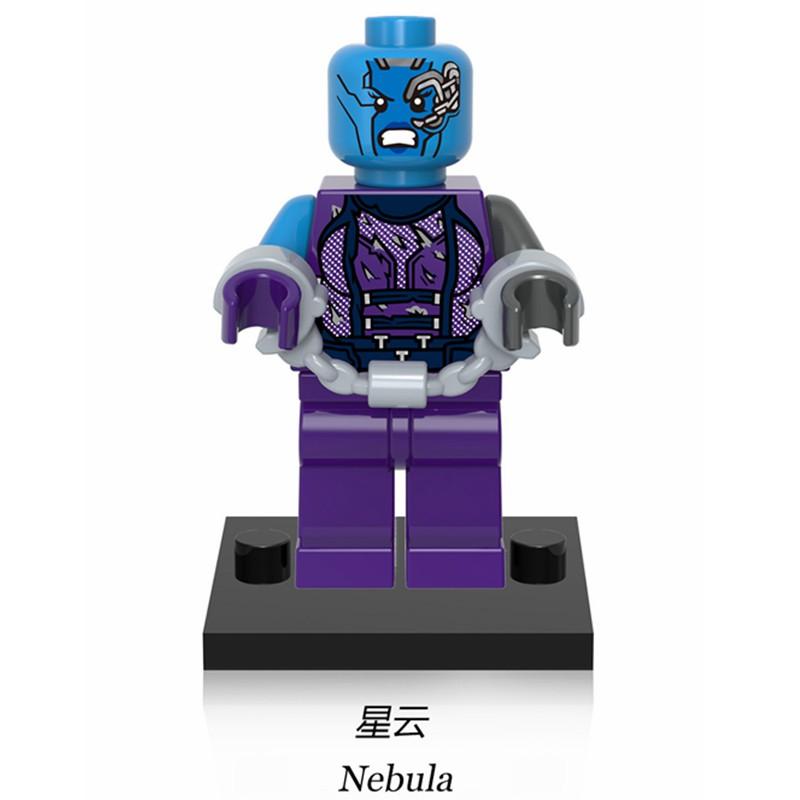 Compatible Guardians of the Galaxy Minifigures Star-Lord Gamora Rocket Yondu Marvel Building Blocks Kids Toys X0159