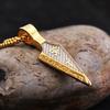 Men's Stainless Steel Ankh Cross Spearhead Pendant Necklaces Fashion Vintage Eye of Horus Necklace Punk Amulet Jewelry Wholesale