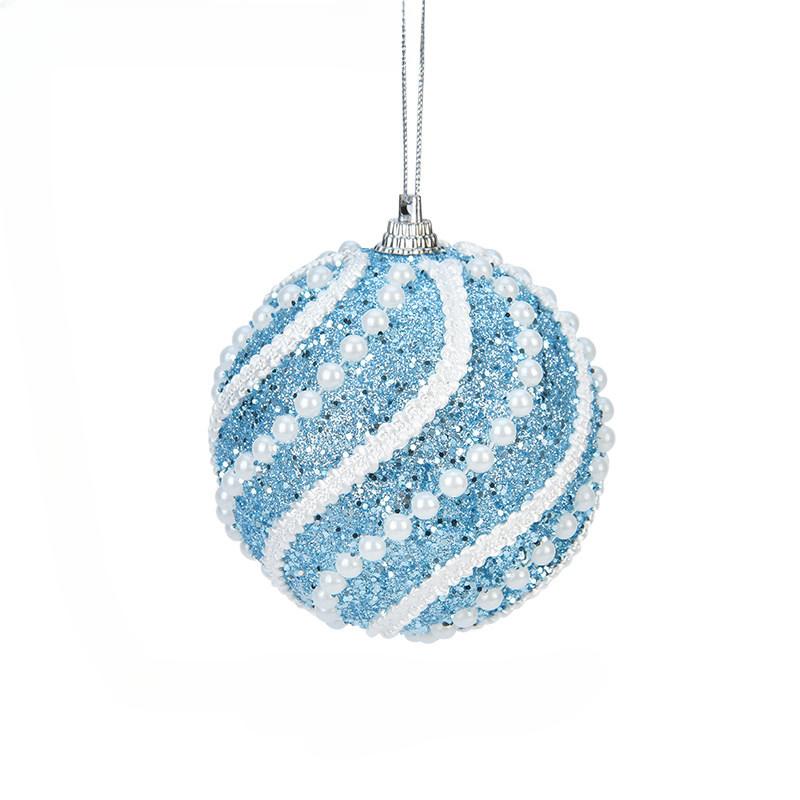 10PCS Christmas Ball, Christmas Tree Pendant Colorful Ball Atmosphere Hanging Decoration Festival Party Decoration Props