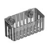Suction Cup Sink Drain Rack Quick Drain Hollow Design Kitchen Sink Organizer for Sponges Brushes Soap