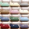 120/150/180cm Fitted Sheet with Elastic Bands Non Slip Adjustable Mattress Covers designed for Single Double King Queen Bed Bedspread