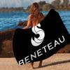 B-BENETEAU Logo Grande Asciugamano da Spiaggia in Microfibra Asciugatura Rapida Asciugamano da Spiaggia Sabbiosa Asciugamano per Piscina per Viaggio Piscina Nuoto Yoga