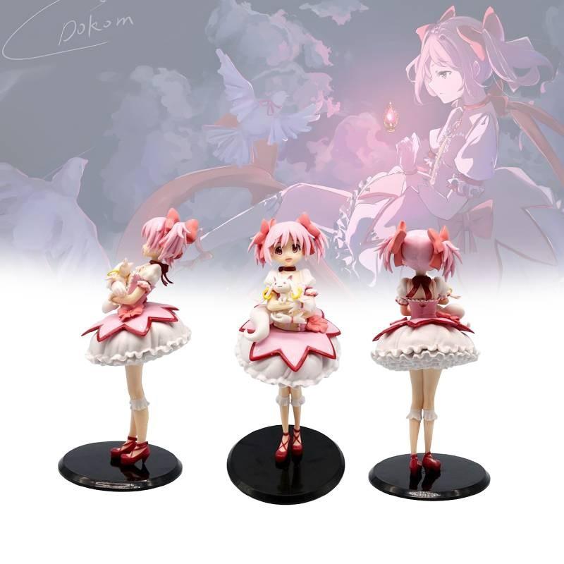 Stunning Puella Magi Madoka Magica Kaname Madoka Pvc Figure 22cm Collectible Model