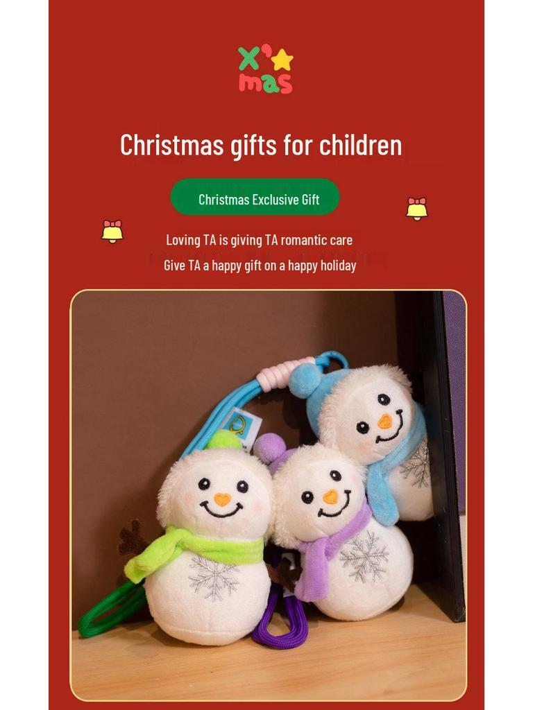 Cross-Border Cute Cartoon Christmas Snowman Plush Toy Ragdoll - Perfect Winter Companion & Gift