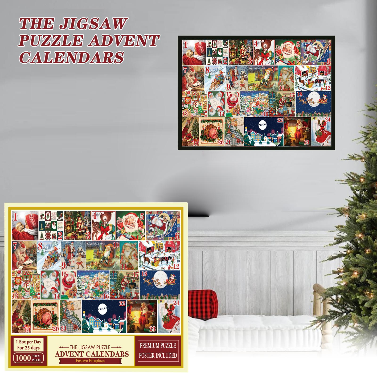 

Aidier Рождественский Адвент Календарь Пазл Рождественский праздник Пазл для детей Подарки