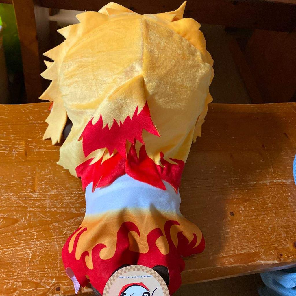 Demon Slayer Mega Jumbo Lying Down Plush Toy "Rengoku Kyojuro"