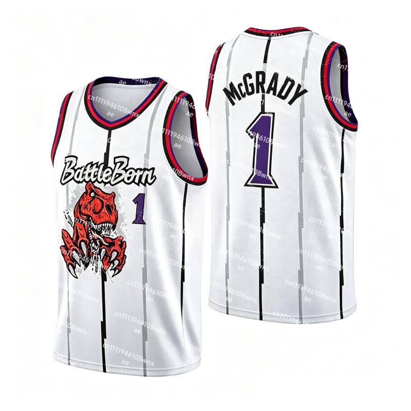 Eksplozje NR 15 Raptors Koszykówka Szybkoschnąca Kamizelka Rodzic-Dziecko Bezrękawnik Okrągły Dekolt Retro Graficzna Koszulka Pamiątkowa